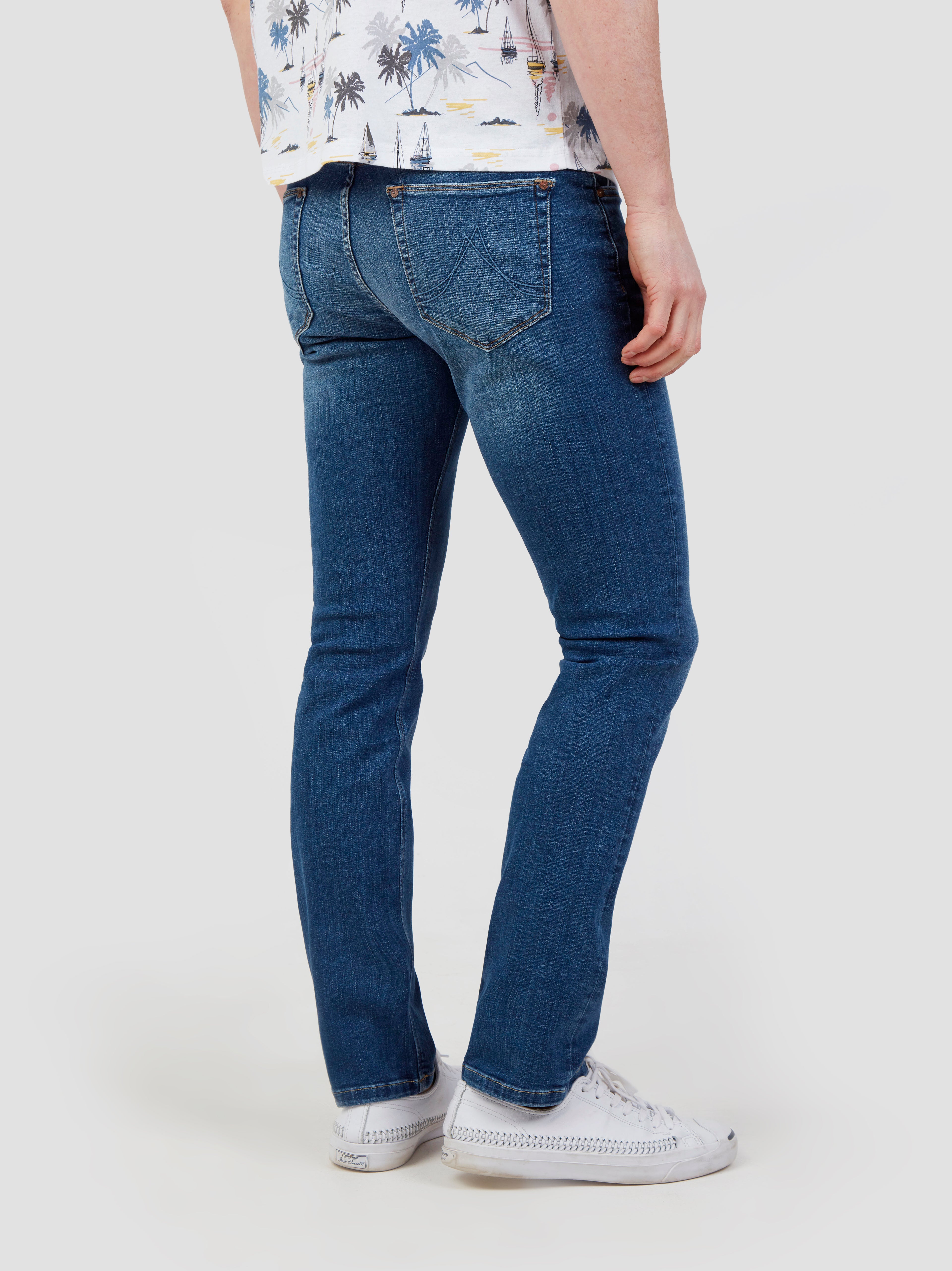 Denim Jeans with Ripped and frayed bottom. – Sandi's Styles